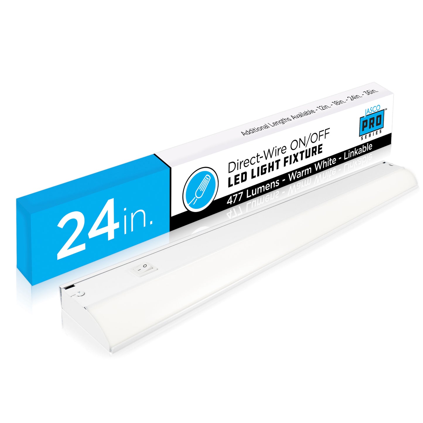 JascoPro Direct-Wire LED Light Fixture, 24in., 3000k