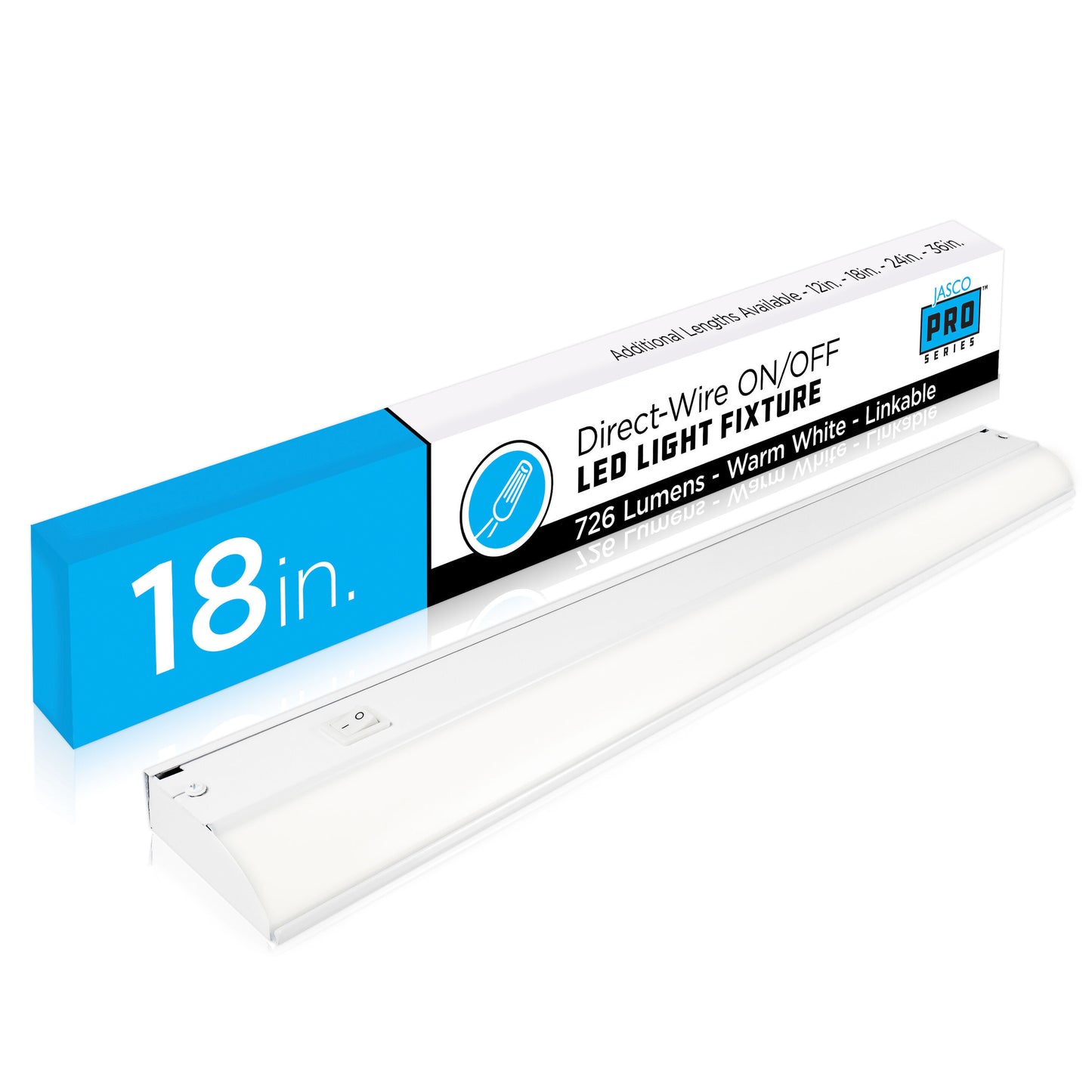 JascoPro Direct-Wire LED Light Fixture, 18in., 3000k