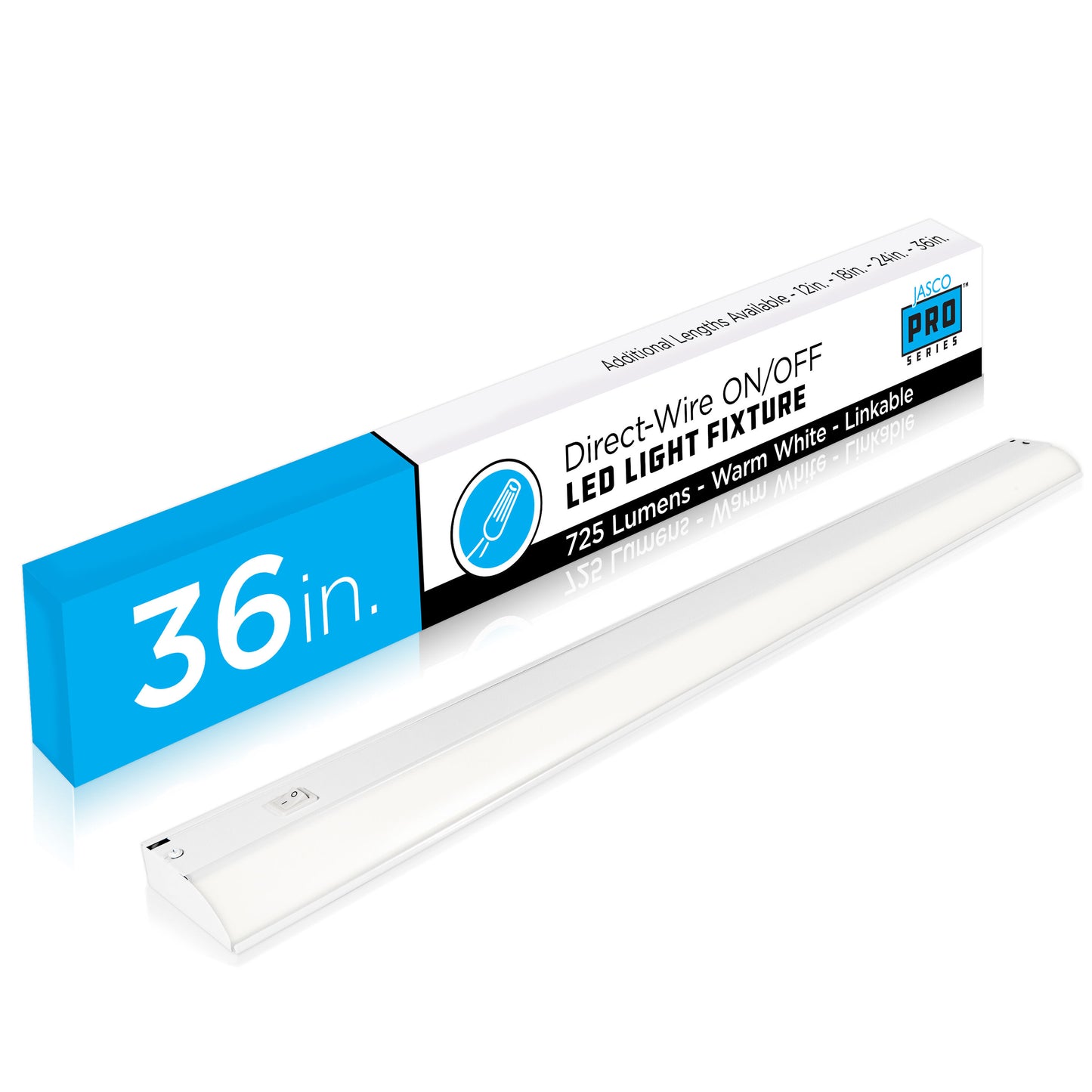 JascoPro Direct-Wire LED Light Fixture, 36in., 3000k