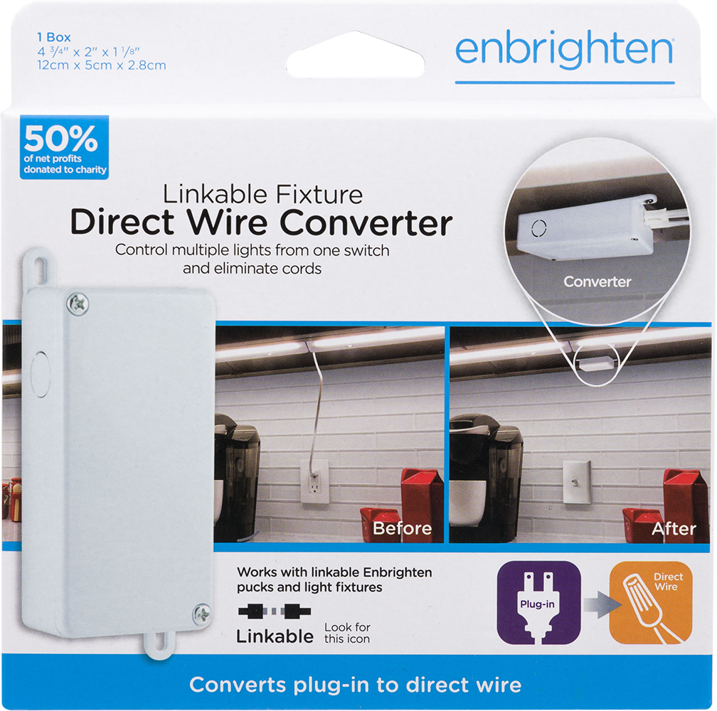 Enbrighten Plug-in to Hardwire Converter