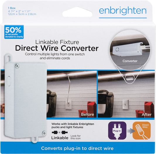 Enbrighten Plug-in to Hardwire Converter