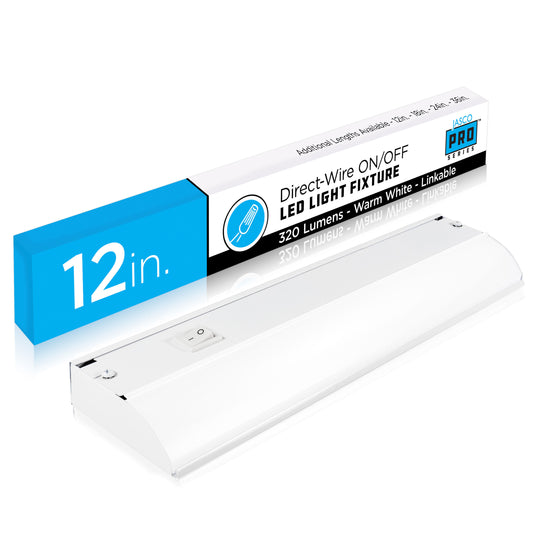 JascoPro Direct-Wire LED Light Fixture, 12in., 3000k