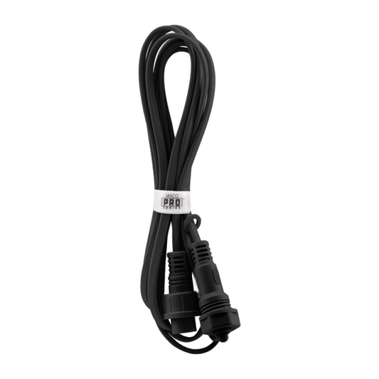 JascoPro Under Eave Light Extension Cord, 10ft, Black, 2pc