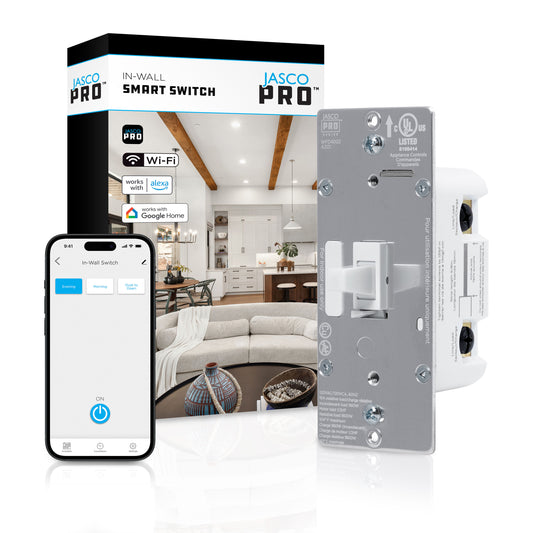 JascoPro In-Wall Wi-Fi Smart Toggle Switch