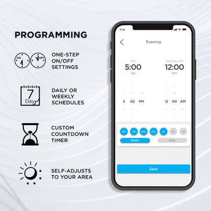 JascoPro Wi-Fi LED Color-Changing Cafe Lights, 24ft., 12 Lights, Rgbw